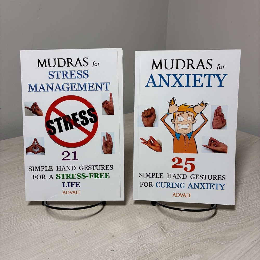 Mudras For Stress Management & Anxiety By Advait PB Mindfulness Healing Set